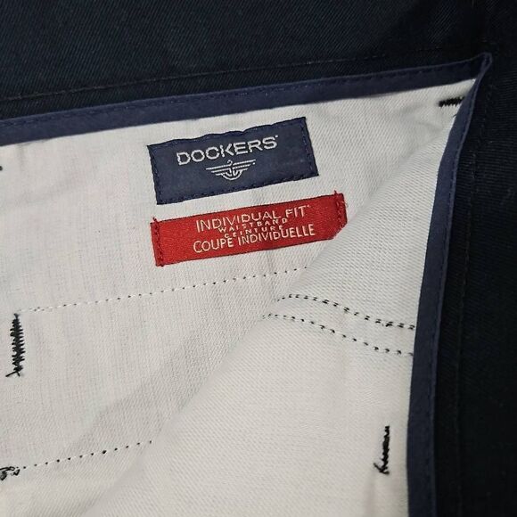 Dockers Individual Fit Waistband 32 x 32 Blue Dress Pants - Picture 4 of 8